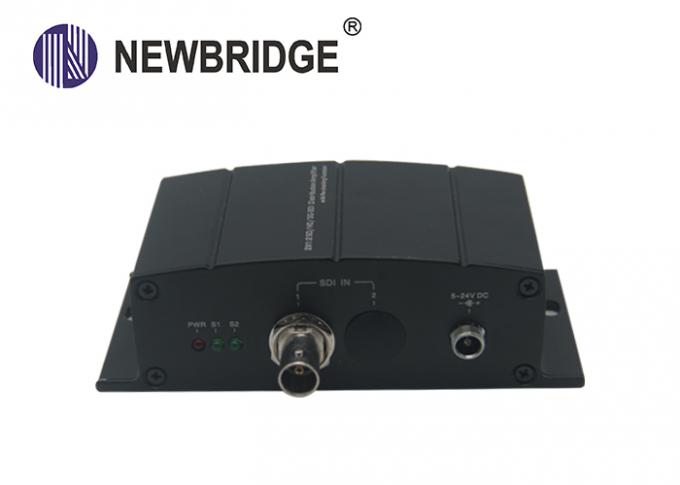 Divisor del amplificador de la distribución del puerto 3G/HD-SDI del amplificador 1x2 de la distribución de HD-SDI