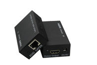 60m Fiber Optic Extender Support 3D , Cat 5E / 6 Cable 1080P HDMI Fiber Extender