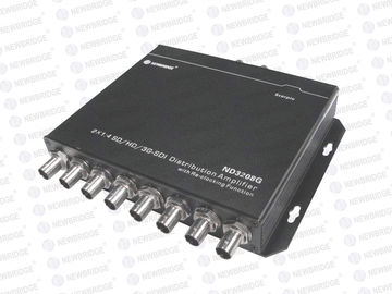 Amplificador amplificador de la distribución de SD/HD/3G-SDI 1 a 4 de la distribución de HD-SDI