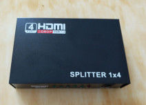 China Mini divisor 1 de 4K 1.4a HDMI en 4 hacia fuera adentro (1 x 4) divisor de HDMI, ayuda 3D 1080P 4K x 2K fábrica