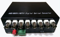 China receptor del transmisor de 1080P HD TVI/CVI/AHD, fibra óptica al convertidor video de BNC Digitaces compañía